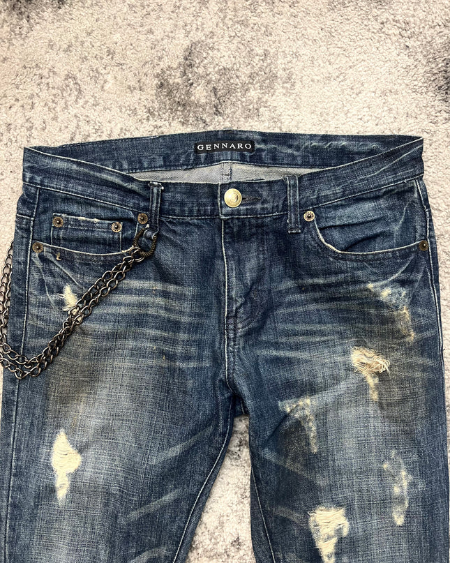 GENNARO "SCARS ON THE PAVEMENT" DENIM