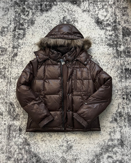 TAKEO KIKUCHI PUFFER BROWN