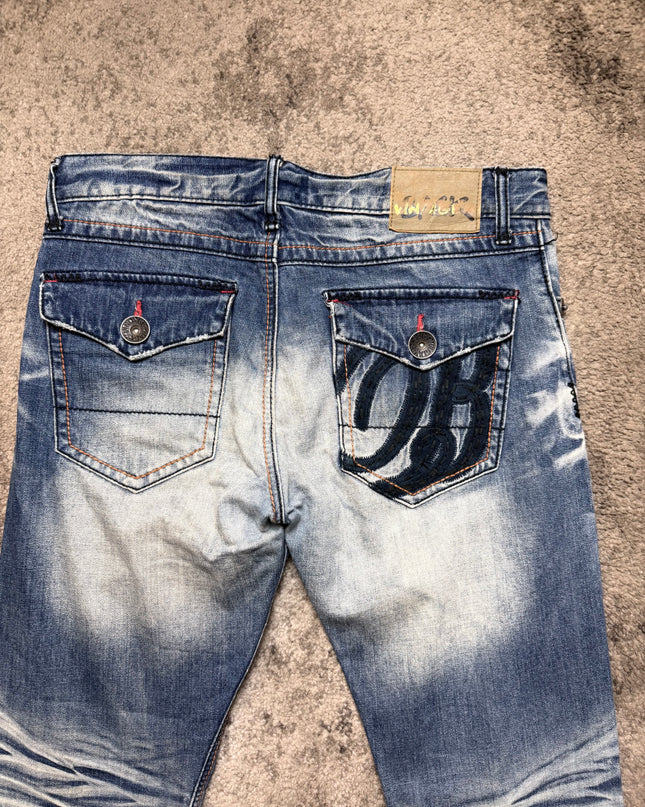BACKVINTAGE "FROZEN WHISKERS" DENIM