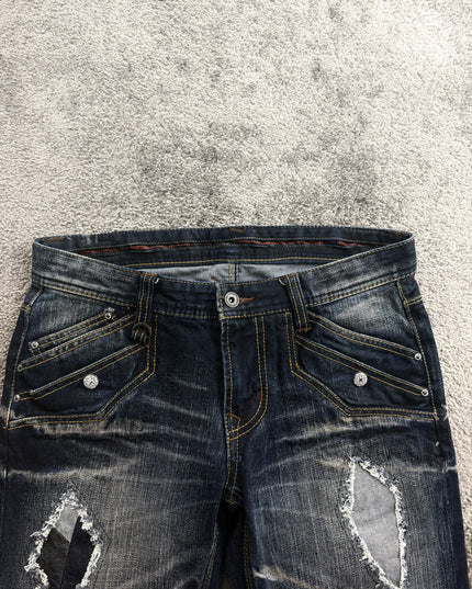 NICOLE CLUB "SHATTERED REBEL" DENIM (S-M)
