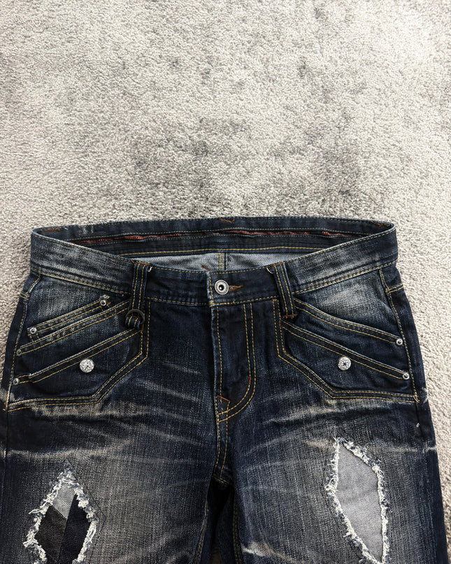 NICOLE CLUB "SHATTERED REBEL" DENIM (S-M)