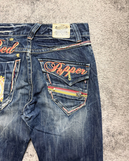 RED PEPPER "MIDNIGHT FADE" DENIM