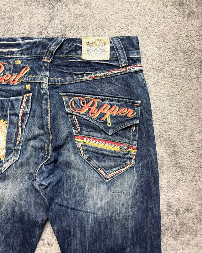 RED PEPPER "MIDNIGHT FADE" DENIM
