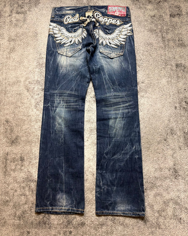RED PEPPER “INFINITE WHISKER“ DENIM