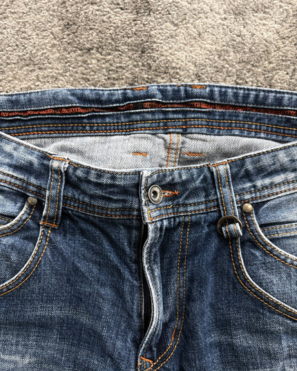 NICOLE CLUB "DISTRESSED FADE" DENIM (M)