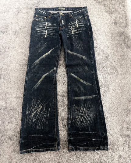 LOWBOX "SCRATCH FLARE" DENIM (M)