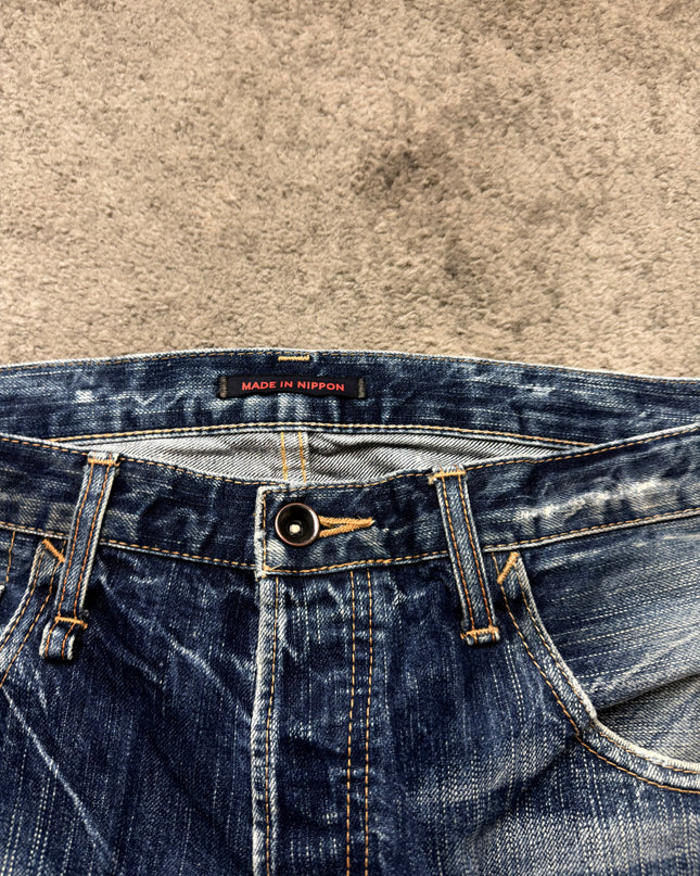 BLUE WAY "ASH FADE" DENIM