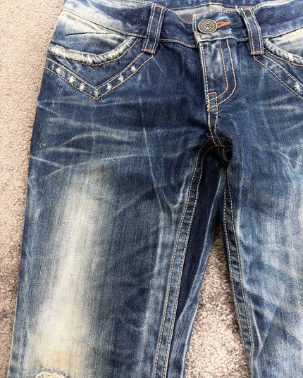 MARAXIA "FLARED INDIGO" DENIM (S)