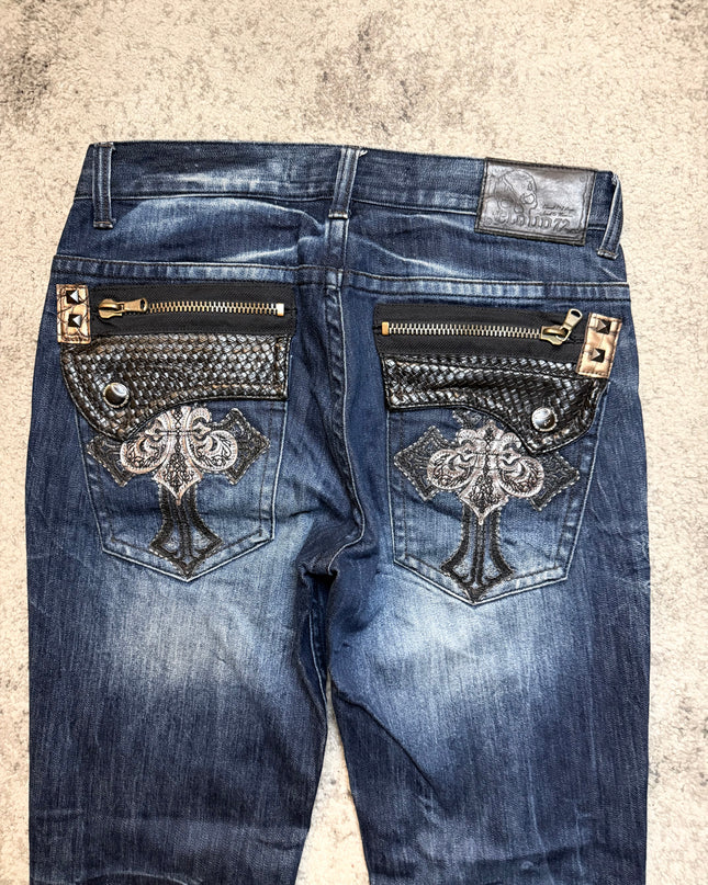 CLOUD72 "DISTORTED LOTUS" DENIM