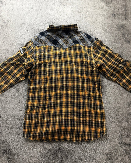RUSS K "PATCHWORK GRUNGE" FLANNEL (M-L)