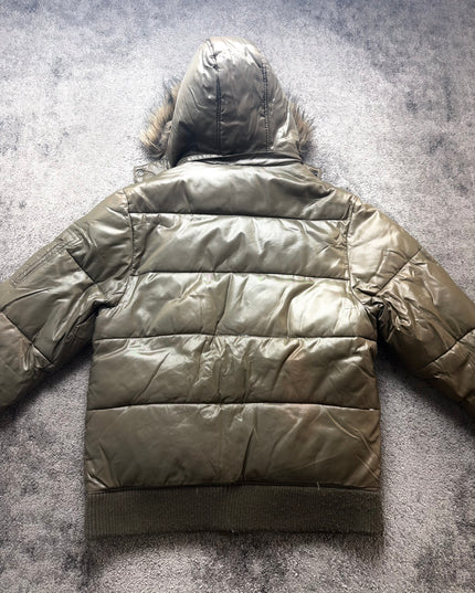 FREAKS "OLIVE NOISE" PUFFER