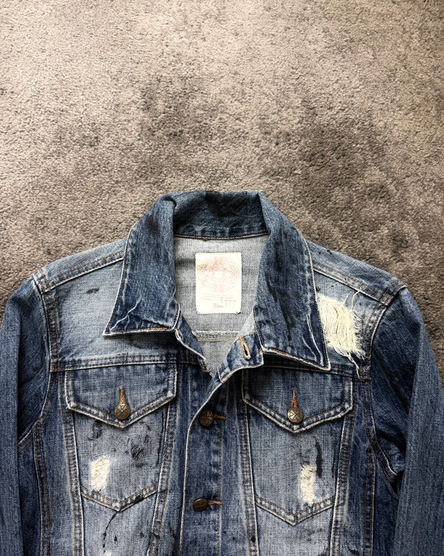MIDAS "COLD MARBLE" DENIM JACKET