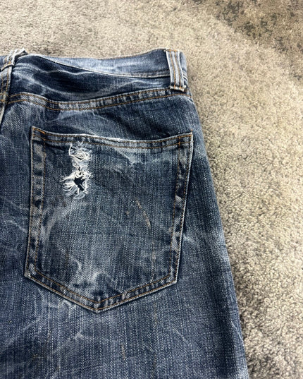 HEISEI "SCARRED INDIGO" DENIM (S)