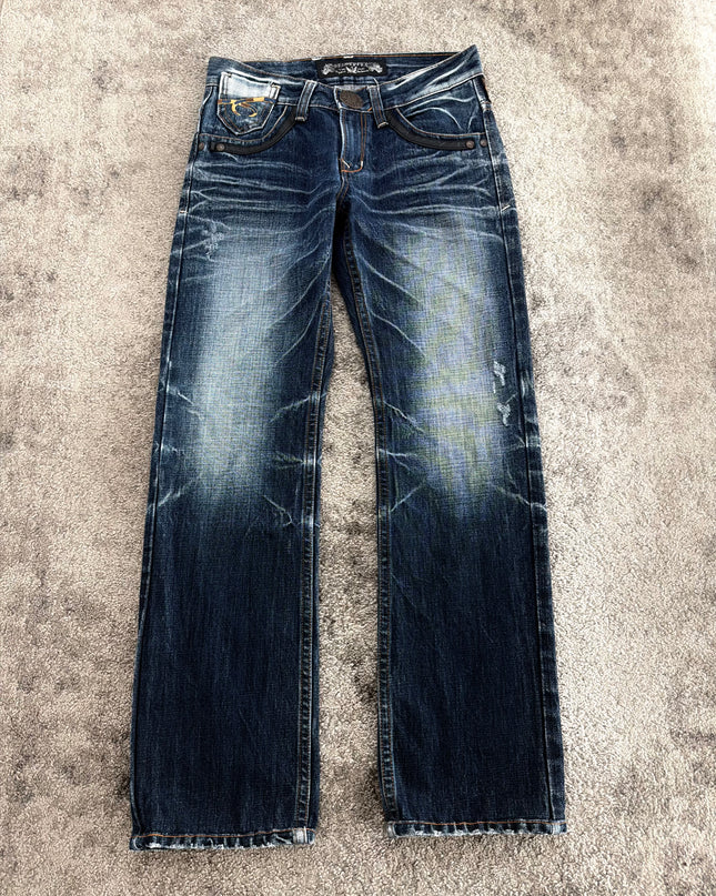 RED PEPPER "INDIGO FADE" DENIM (M)