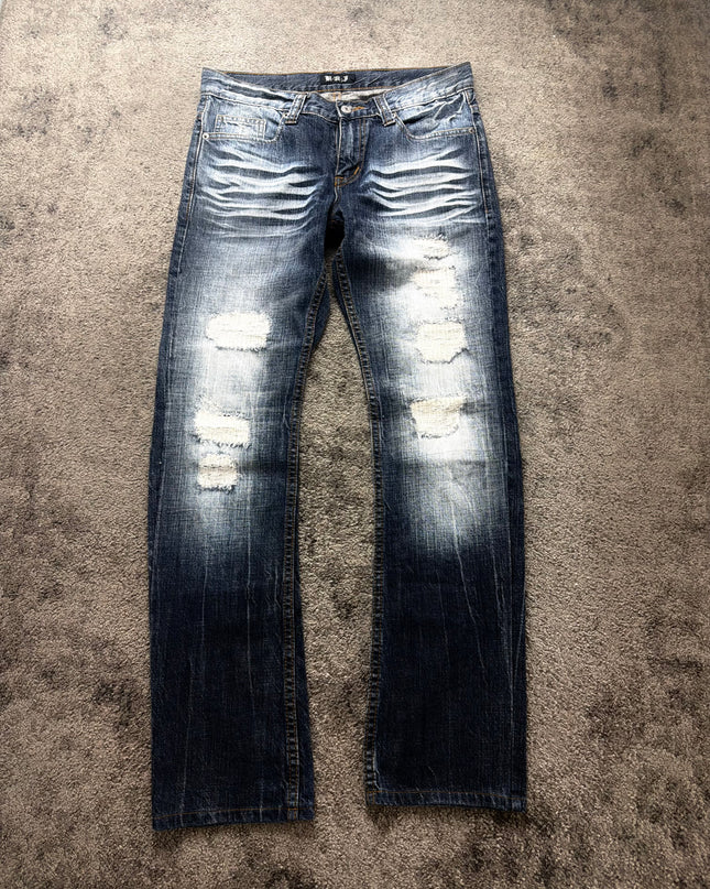 K.U.I "WHITE STATIC" DENIM