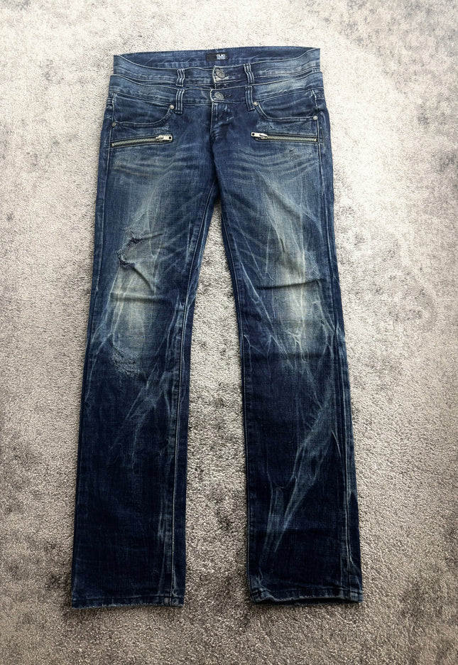 GLAD NEWS "DOUBLE WAIST" DENIM (M)