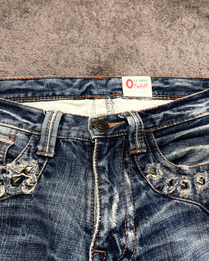 PINBALL "STUDDED DISTRESSED" DENIM (S-M)