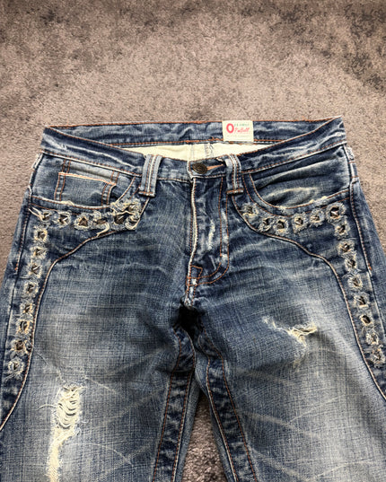 PINBALL "STUDDED DISTRESSED" DENIM (S-M)