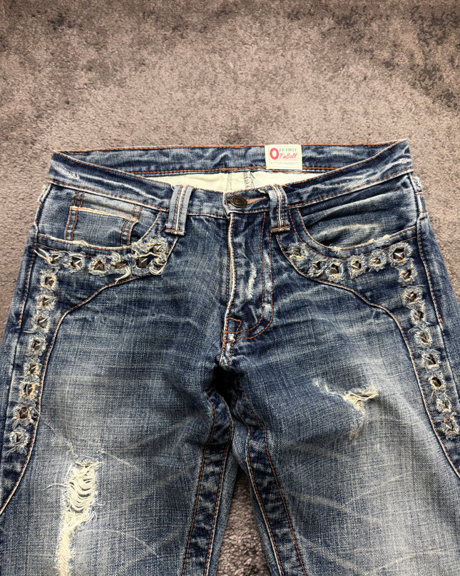 PINBALL "STUDDED DISTRESSED" DENIM (S-M)