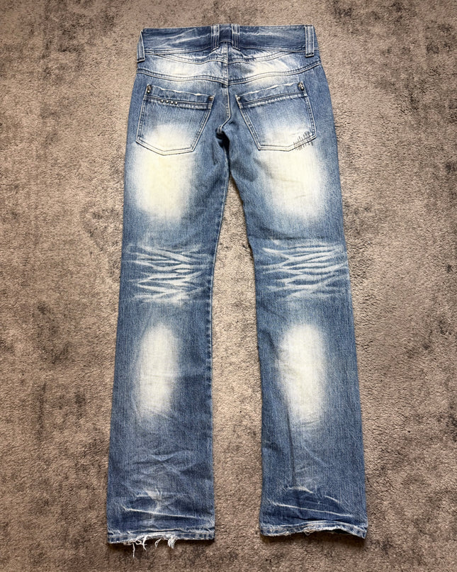 COOK JEANS “STATIC WHISKER“ DENIM