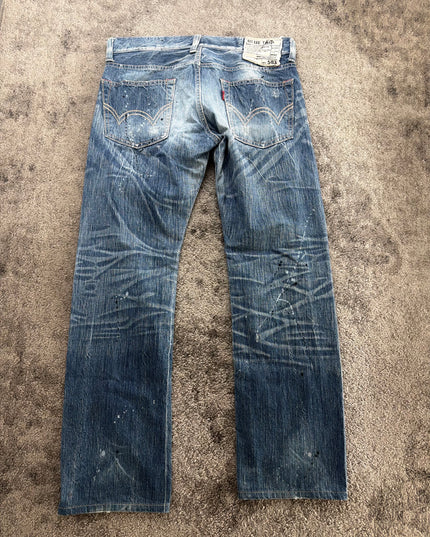 503 "DISTRESSED REBEL" DENIM