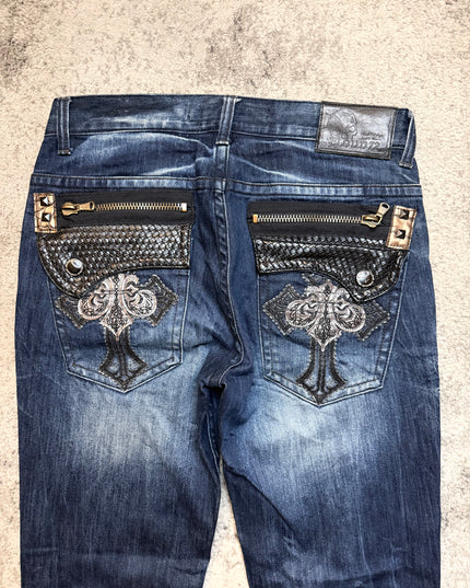 CLOUD72 "DISTORTED LOTUS" DENIM