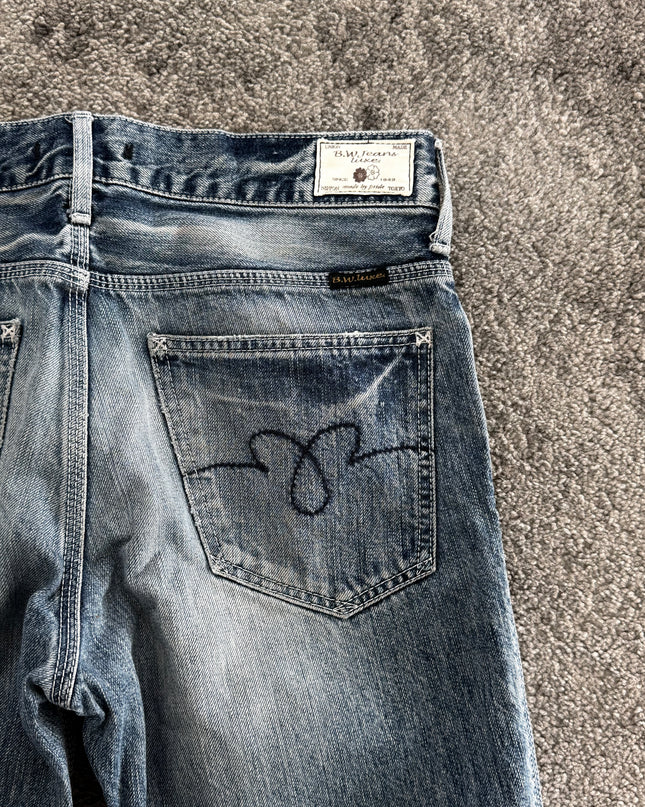BLUE WAY "ICE FADE" SLIM DENIM (S-M)
