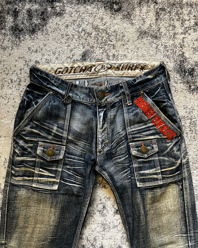 GOTCHA WASHED DENIM