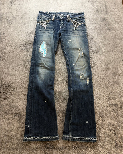 BUFFALO JEANS "RIOT STUD" DENIM