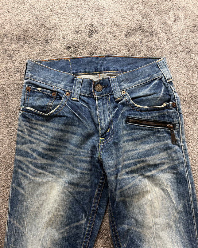 LEVIS "ZIPPER FADE" DENIM (S-M)