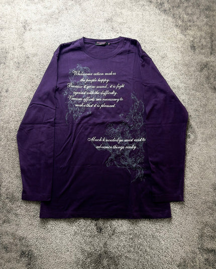 THRUXTON "PURPLE KNOWLEDGE" LONGSLEEVE (L)