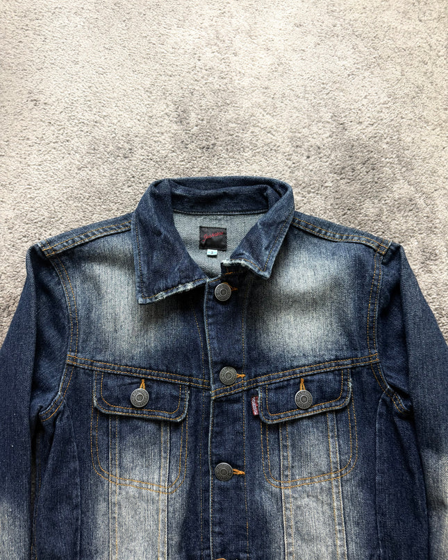 JACKROSE "INDIGO SHADOW" DENIM JACKET (S-M)