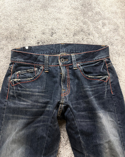 BLUE WAY "FADED INDIGO LINE" DENIM (M)