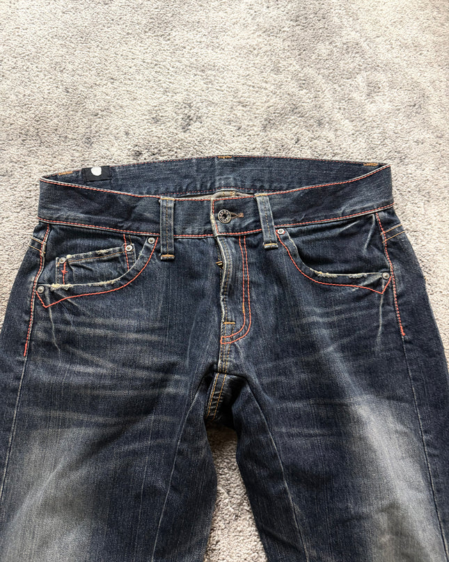 BLUE WAY "FADED INDIGO LINE" DENIM (M)