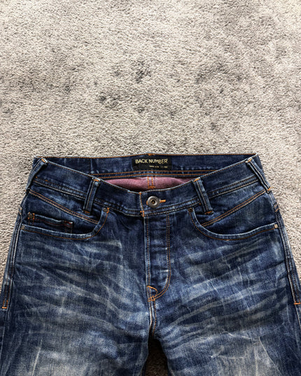 BACKNUMBER "CRACKED FADE" DENIM (S)