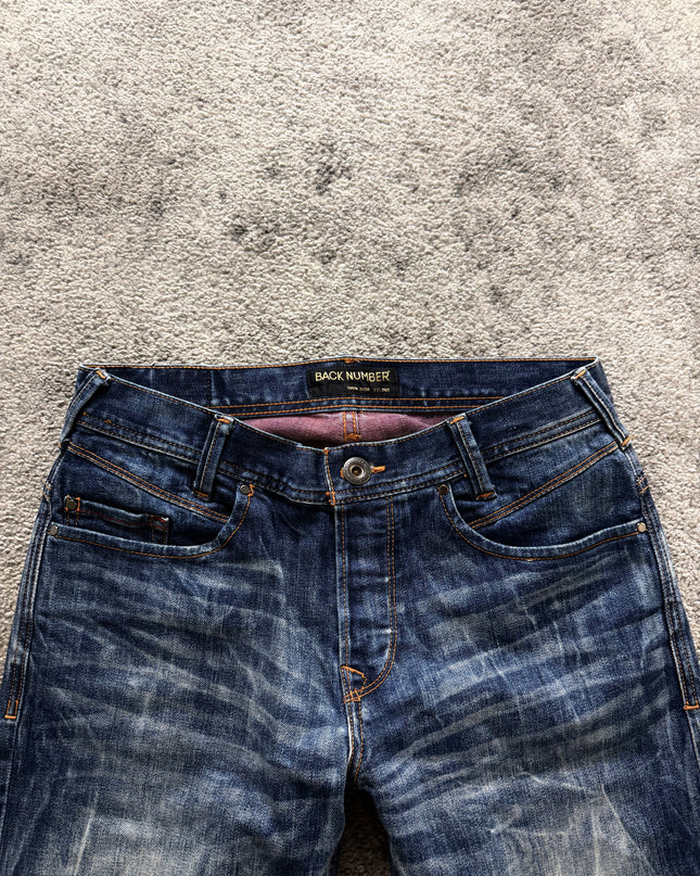 BACKNUMBER "CRACKED FADE" DENIM (S)