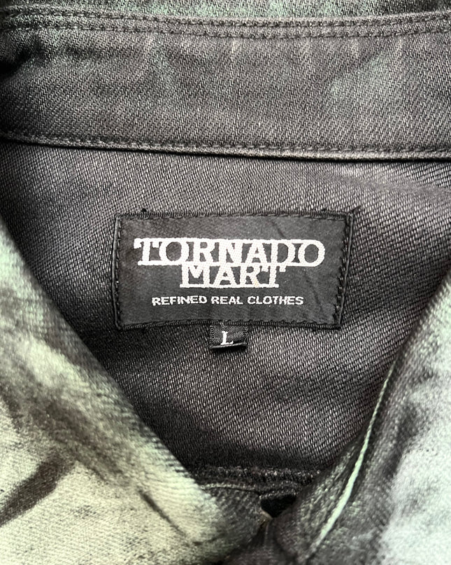 TORNADO MART "CRUSHED EMERALD" DENIM JACKET