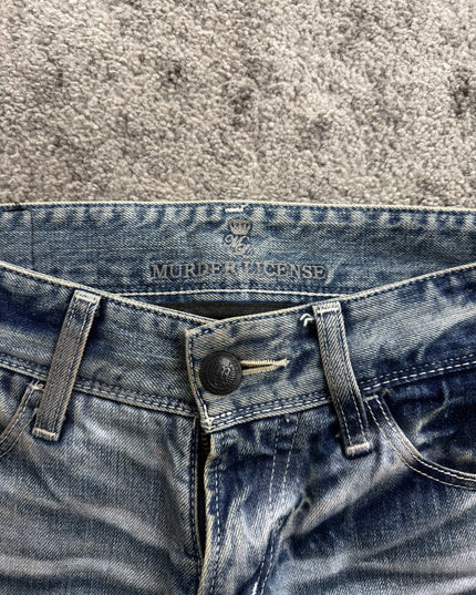 MURDER LICENSE "ICE FADE RUNNER" DENIM (S)