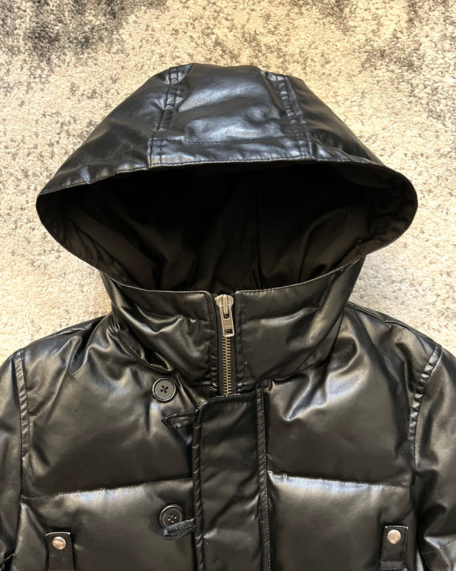 TAKEO KIKUCHI FAUX LEATHER BUFFER