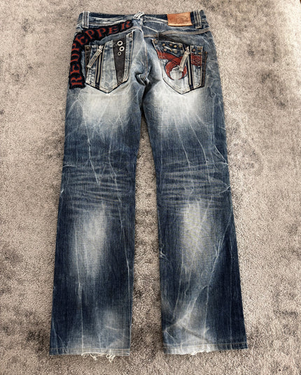 RED PEPPER "GHOST FADE EMBLEM" DENIM