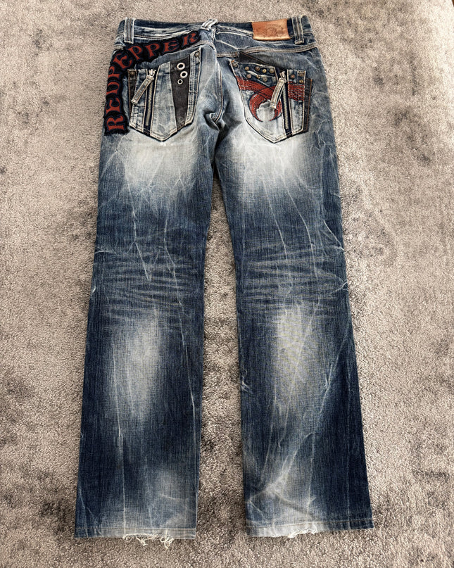 RED PEPPER "GHOST FADE EMBLEM" DENIM