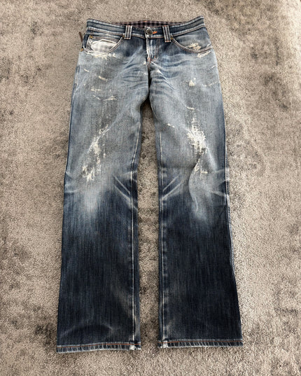 BLUE TRIP "ASH FADE FLOW" DENIM