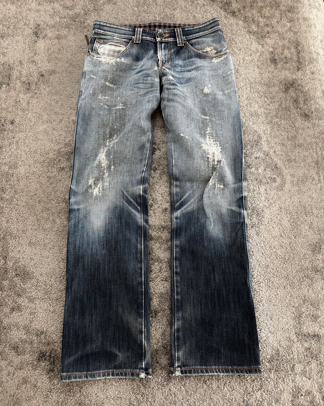 BLUE TRIP "ASH FADE FLOW" DENIM