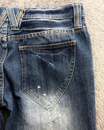 WILD PARTY "PAINTED WHISKER" DENIM (S-M)
