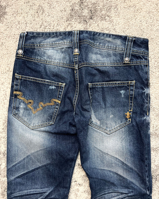 COOK JEANS "BLEACHED REBELLION" DENIM