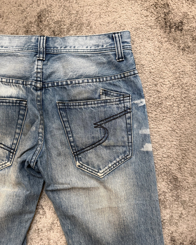 SEMANTIC DESIGN "BLUELIGHT FRACTURE" DENIM