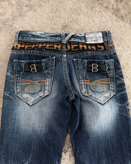 RED PEPPER "INDIGO FADE" DENIM (M)