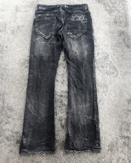 JACK SERIKA "SHADOW ZIP" FLARE DENIM (S)