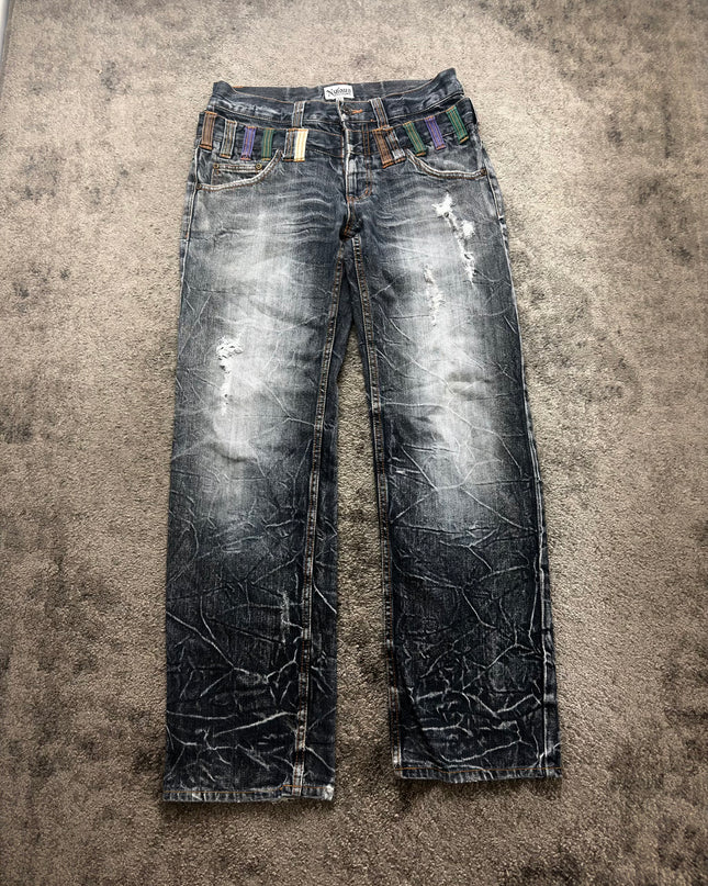 NYLAUS "NEON RIOT" DENIM
