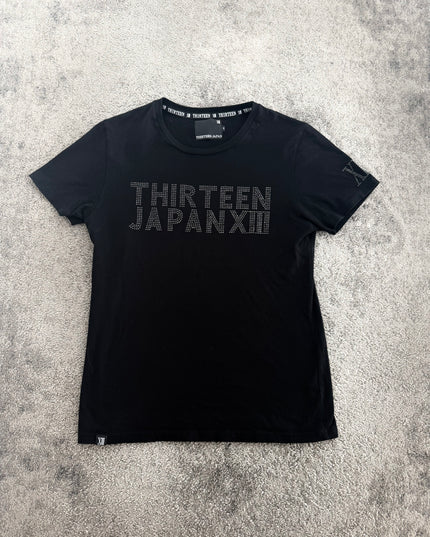 THIRTEEN JAPAN "NOIR CRYSTAL" TEE (M)
